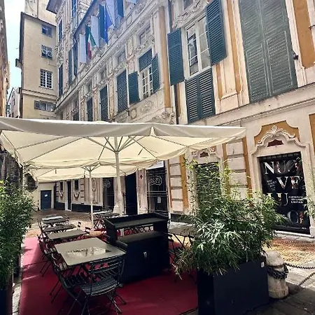 Centro Storico Caruggi 2min Acquario Pellicceria Superior Loft Palazzo Rolli Lägenhet