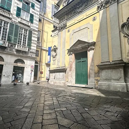 Centro Storico Caruggi 2min Acquario Pellicceria Superior Loft Palazzo Rolli Apartment