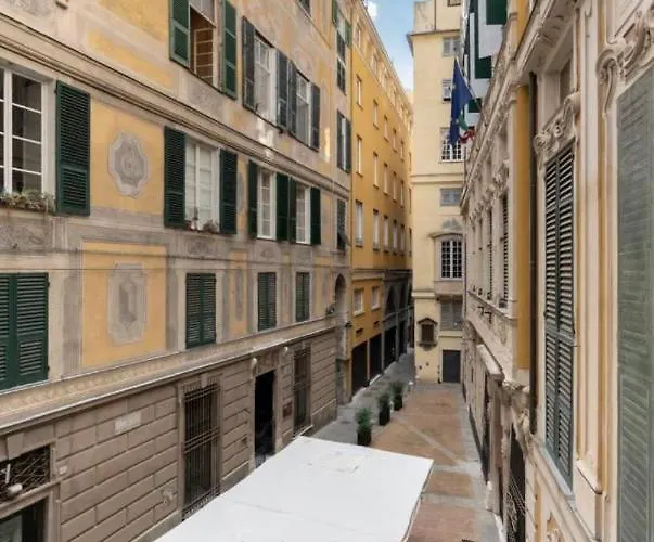 Centro Storico Caruggi 2min Acquario Pellicceria Superior Loft Palazzo Rolli דירה ג'נובה