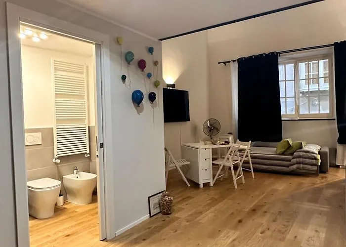 Centro Storico Caruggi 2min Acquario Pellicceria Superior Loft Palazzo Rolli ג'נובה
